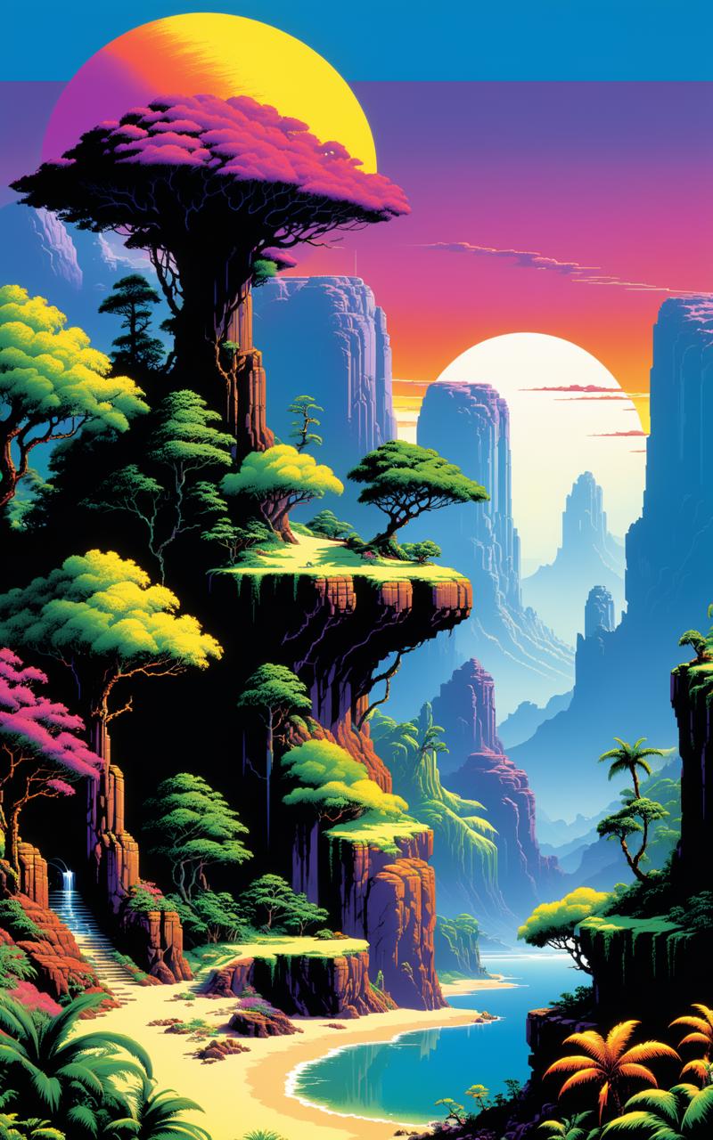 03596-1867238119-Landscape masterpiece, steeped in the aesthetic appeal of the Amiga demoscene, represented through a stunning blend of EGA, CGA,.png